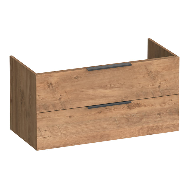 BRAUER Elevate onderkast 100 excl. opleggrepen met 2 softclose lades en 1 sifon uitsparing Chateau OK-EL100CH