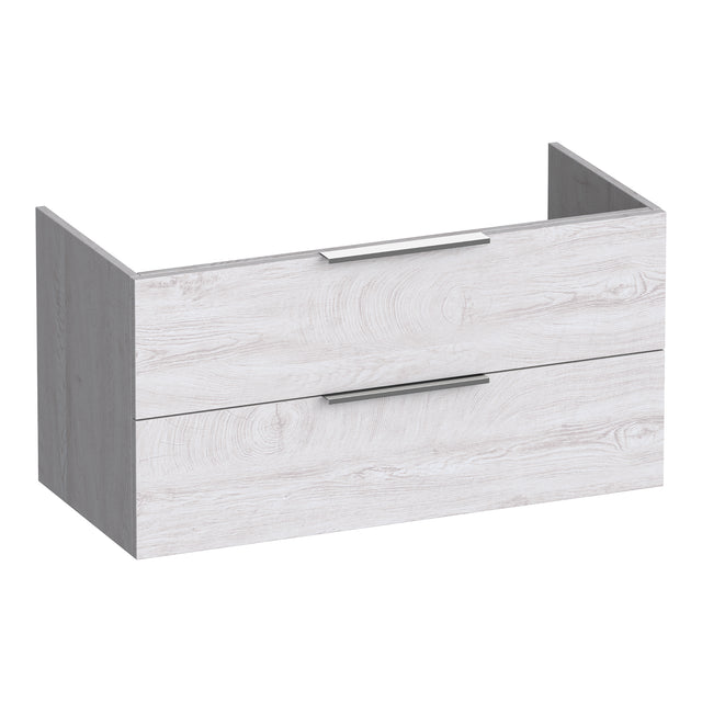 BRAUER Elevate onderkast 100 excl. opleggrepen met 2 softclose lades en 1 sifon uitsparing Forest Seashell OK-EL100FS