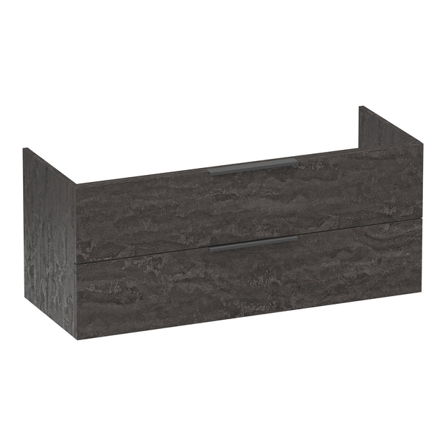 BRAUER Elevate onderkast 120 excl. opleggrepen met 2 softclose lades en 2 sifon uitsparingen Damascus OK-EL120-2DA