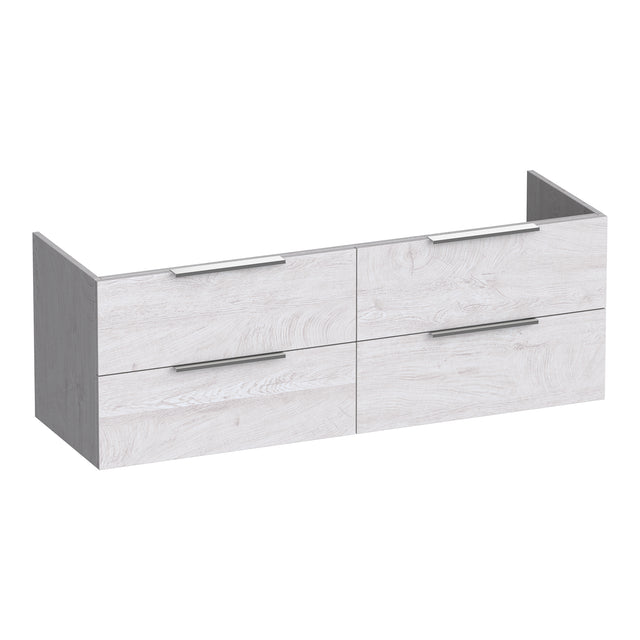 BRAUER Elevate onderkast 140 excl. opleggrepen met 4 softclose lades en 2 sifon uitsparingen Forest Seashell OK-EL140FS