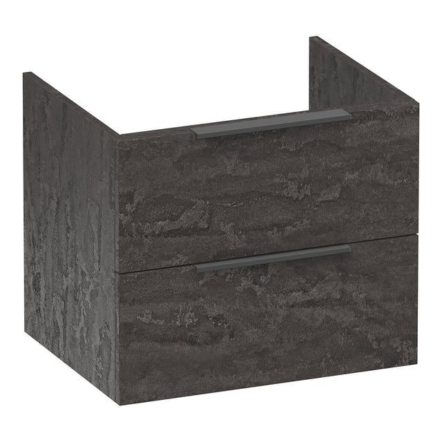 BRAUER Elevate onderkast 60 excl. opleggrepen met 2 softclose lades en 1 sifon uitsparing Damascus OK-EL60DA