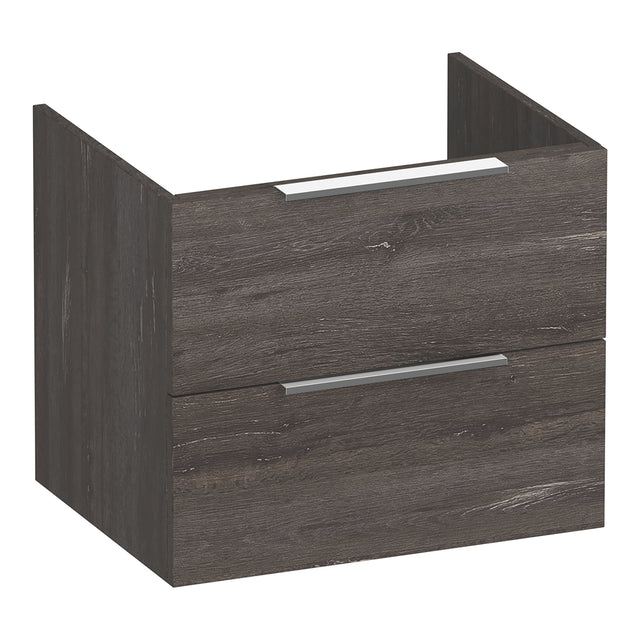 BRAUER Elevate onderkast 60 excl. opleggrepen met 2 softclose lades en 1 sifon uitsparing Driftwood OK-EL60DR