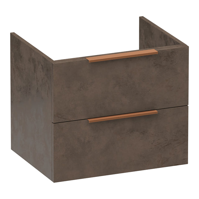 BRAUER Elevate onderkast 60 excl. opleggrepen met 2 softclose lades en 1 sifon uitsparing Erosion OK-EL60ER