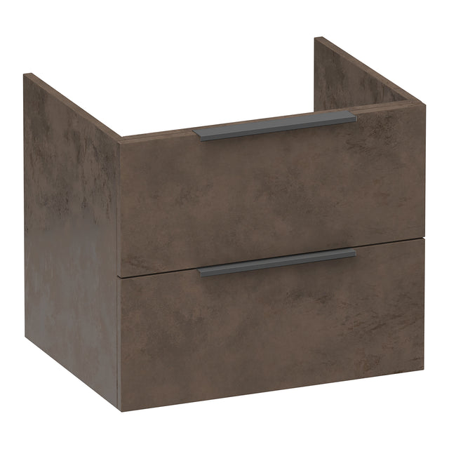 BRAUER Elevate onderkast 60 excl. opleggrepen met 2 softclose lades en 1 sifon uitsparing Erosion OK-EL60ER