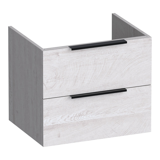 BRAUER Elevate onderkast 60 excl. opleggrepen met 2 softclose lades en 1 sifon uitsparing Forest Seashell OK-EL60FS