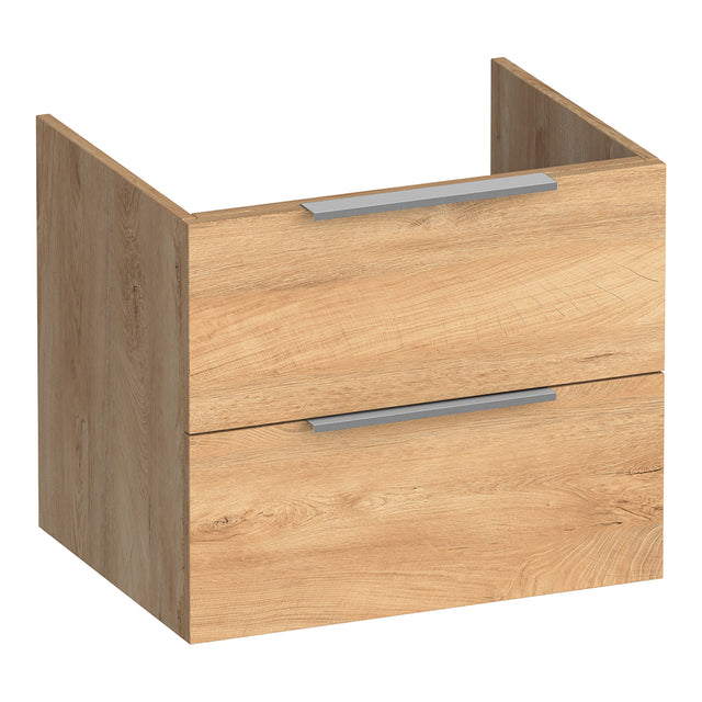 BRAUER Elevate onderkast 60 excl. opleggrepen met 2 softclose lades en 1 sifon uitsparing Forest Tan OK-EL60FT