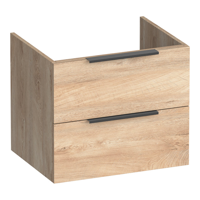 BRAUER Elevate onderkast 60 excl. opleggrepen met 2 softclose lades en 1 sifon uitsparing Forest Wheat OK-EL60FW