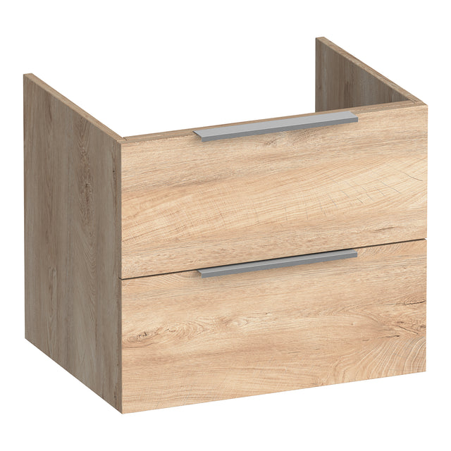 BRAUER Elevate onderkast 60 excl. opleggrepen met 2 softclose lades en 1 sifon uitsparing Forest Wheat OK-EL60FW