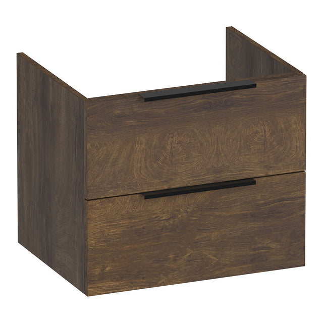 BRAUER Elevate onderkast 60 excl. opleggrepen met 2 softclose lades en 1 sifon uitsparing Grove OK-EL60GR