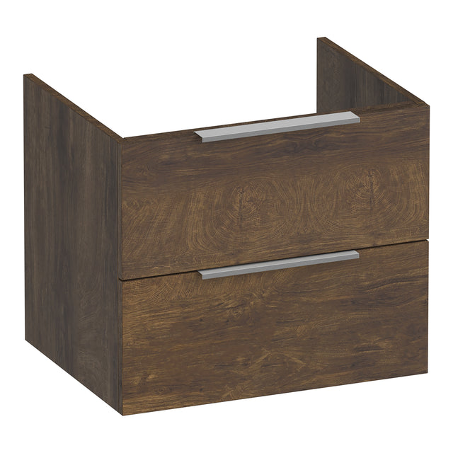 BRAUER Elevate onderkast 60 excl. opleggrepen met 2 softclose lades en 1 sifon uitsparing Grove OK-EL60GR