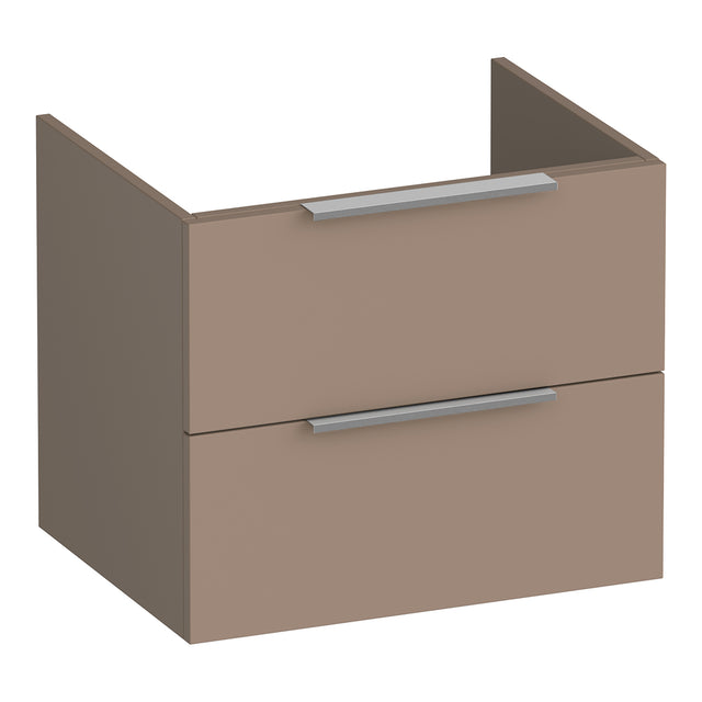 BRAUER Elevate onderkast 60 excl. opleggrepen met 2 softclose lades en 1 sifon uitsparing mat mokka OK-EL60MM