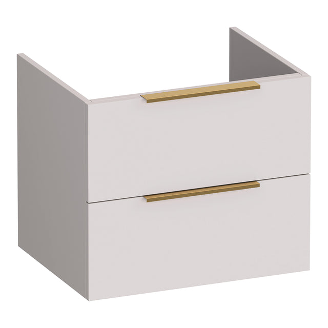 BRAUER Elevate onderkast 60 excl. opleggrepen met 2 softclose lades en 1 sifon uitsparing mat zand OK-EL60MS