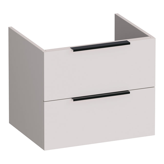 BRAUER Elevate onderkast 60 excl. opleggrepen met 2 softclose lades en 1 sifon uitsparing mat zand OK-EL60MS