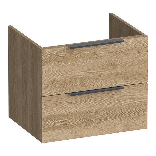 BRAUER Elevate onderkast 60 excl. opleggrepen met 2 softclose lades en 1 sifon uitsparing Sunlit OK-EL60SL