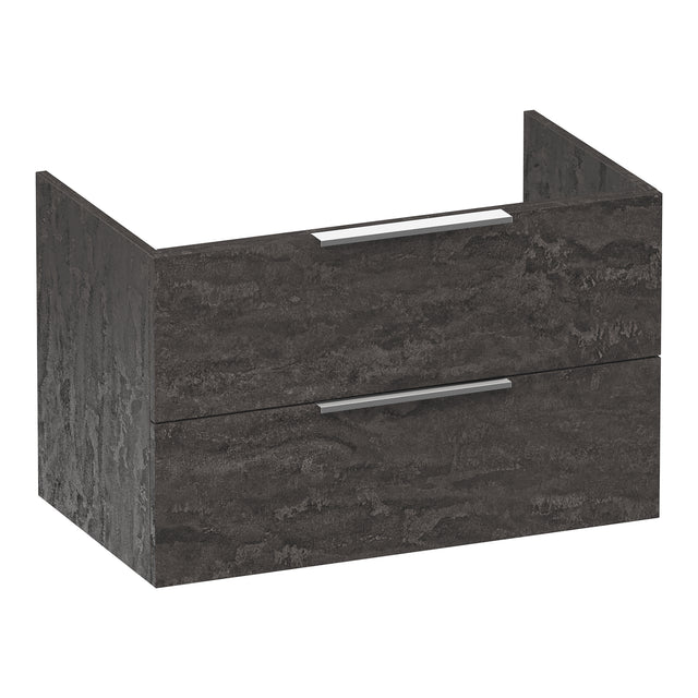 BRAUER Elevate onderkast 80 excl. opleggrepen met 2 softclose lades en 1 sifon uitsparing Damascus OK-EL80DA