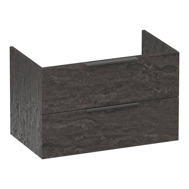 BRAUER Elevate onderkast 80 excl. opleggrepen met 2 softclose lades en 1 sifon uitsparing Damascus OK-EL80DA