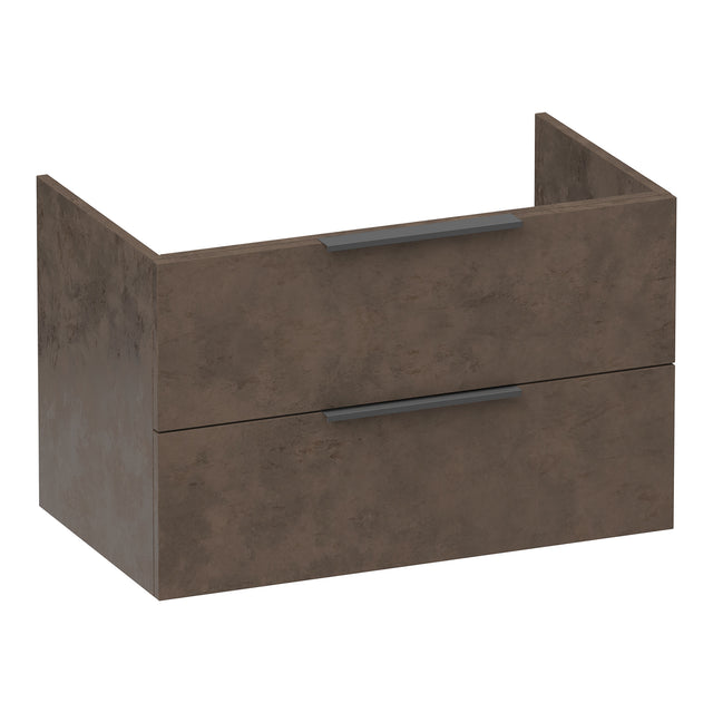 BRAUER Elevate onderkast 80 excl. opleggrepen met 2 softclose lades en 1 sifon uitsparing Erosion OK-EL80ER