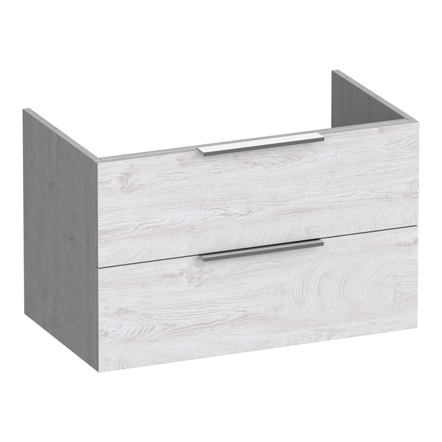 BRAUER Elevate onderkast 80 excl. opleggrepen met 2 softclose lades en 1 sifon uitsparing Forest Seashell OK-EL80FS