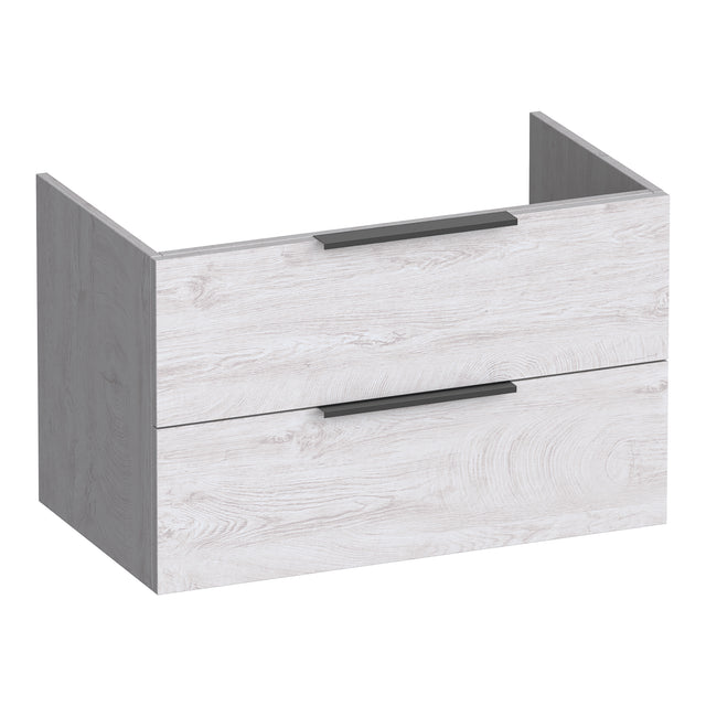 BRAUER Elevate onderkast 80 excl. opleggrepen met 2 softclose lades en 1 sifon uitsparing Forest Seashell OK-EL80FS