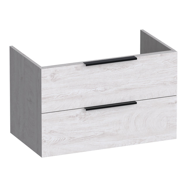 BRAUER Elevate onderkast 80 excl. opleggrepen met 2 softclose lades en 1 sifon uitsparing Forest Seashell OK-EL80FS