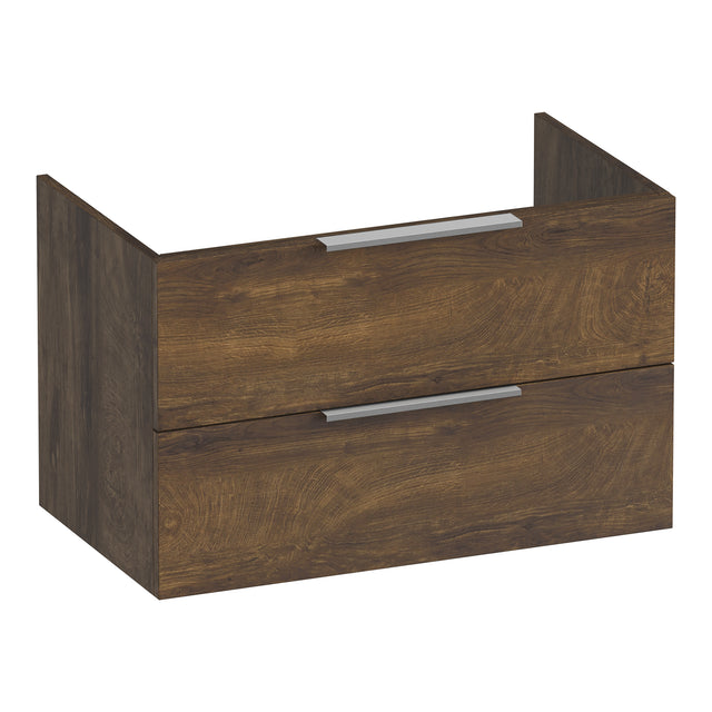 BRAUER Elevate onderkast 80 excl. opleggrepen met 2 softclose lades en 1 sifon uitsparing Grove OK-EL80GR