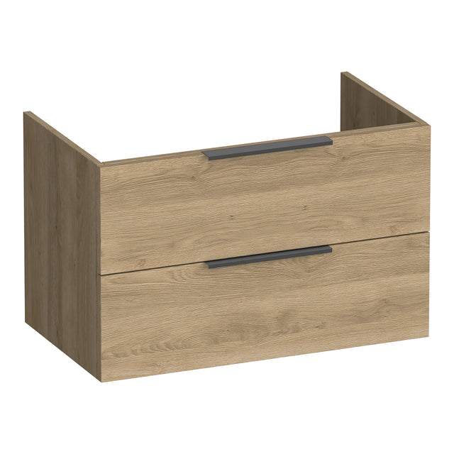 BRAUER Elevate onderkast 80 excl. opleggrepen met 2 softclose lades en 1 sifon uitsparing Sunlit OK-EL80SL