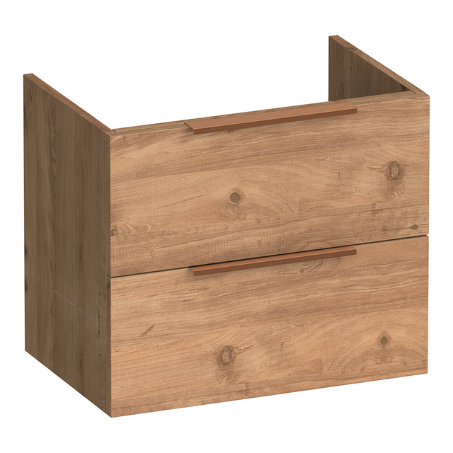 BRAUER Elevate onderkast ondiep 60 excl. opleggrepen met 2 softclose lades en 1 sifon uitsparing Chateau OK-ELO60CH