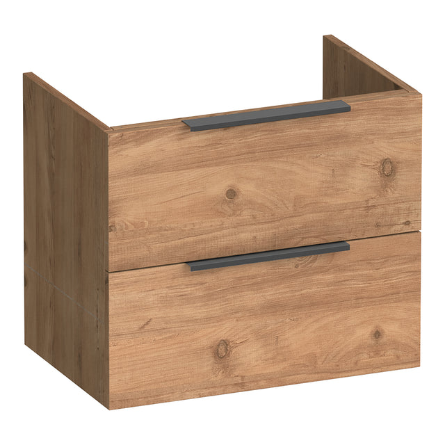 BRAUER Elevate onderkast ondiep 60 excl. opleggrepen met 2 softclose lades en 1 sifon uitsparing Chateau OK-ELO60CH