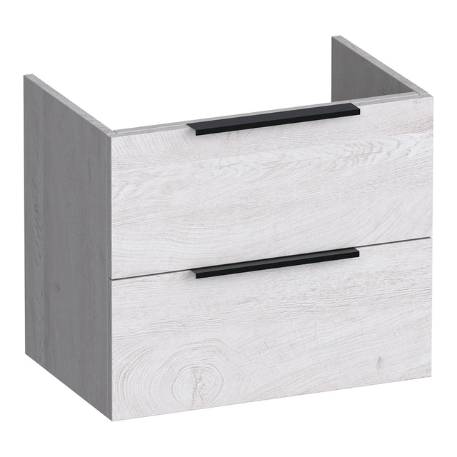 BRAUER Elevate onderkast ondiep 60 excl. opleggrepen met 2 softclose lades en 1 sifon uitsparing Forest Seashell OK-ELO60FS