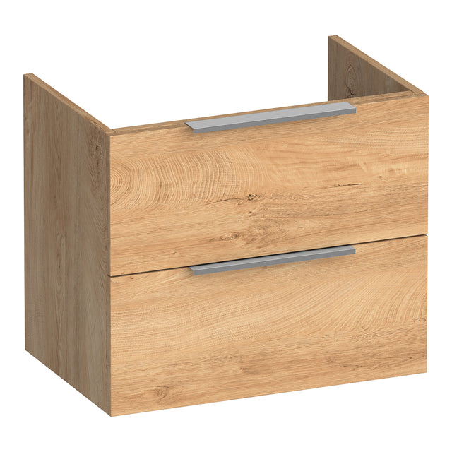BRAUER Elevate onderkast ondiep 60 excl. opleggrepen met 2 softclose lades en 1 sifon uitsparing Forest Tan OK-ELO60FT