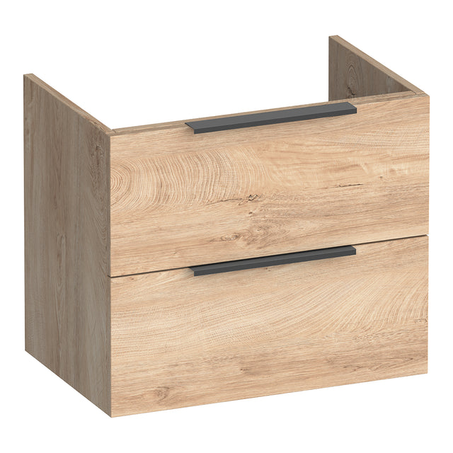 BRAUER Elevate onderkast ondiep 60 excl. opleggrepen met 2 softclose lades en 1 sifon uitsparing Forest Wheat OK-ELO60FW