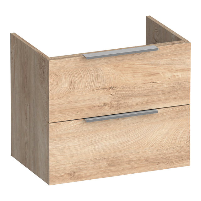 BRAUER Elevate onderkast ondiep 60 excl. opleggrepen met 2 softclose lades en 1 sifon uitsparing Forest Wheat OK-ELO60FW