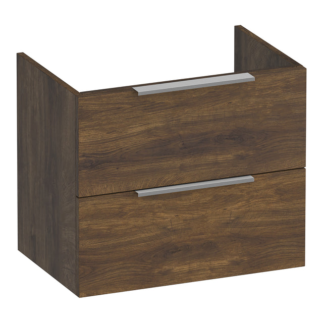 BRAUER Elevate onderkast ondiep 60 excl. opleggrepen met 2 softclose lades en 1 sifon uitsparing Grove OK-ELO60GR