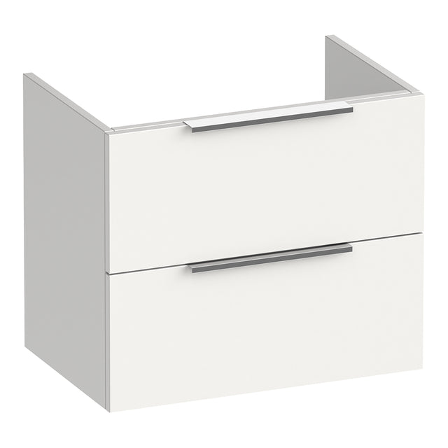 BRAUER Elevate onderkast ondiep 60 excl. opleggrepen met 2 softclose lades en 1 sifon uitsparing mat wit OK-ELO60MW