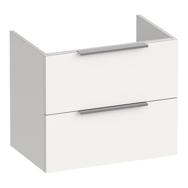 BRAUER Elevate onderkast ondiep 60 excl. opleggrepen met 2 softclose lades en 1 sifon uitsparing mat wit OK-ELO60MW