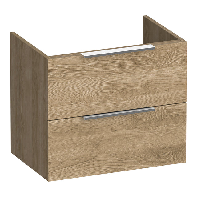 BRAUER Elevate onderkast ondiep 60 excl. opleggrepen met 2 softclose lades en 1 sifon uitsparing Sunlit OK-ELO60SL