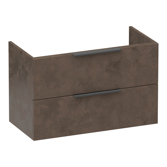 BRAUER Elevate onderkast ondiep 80 excl. opleggrepen met 2 softclose lades en 1 sifon uitsparing Erosion OK-ELO80ER