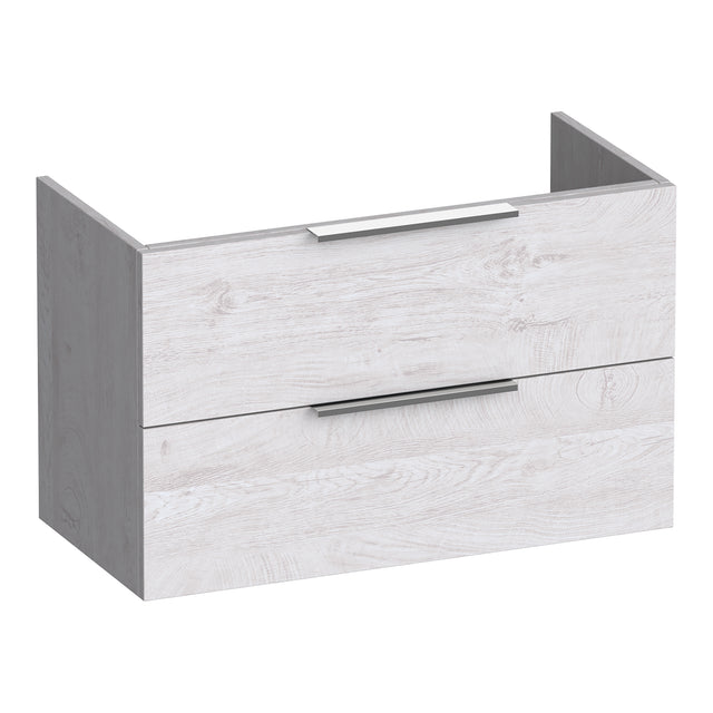 BRAUER Elevate onderkast ondiep 80 excl. opleggrepen met 2 softclose lades en 1 sifon uitsparing Forest Seashell OK-ELO80FS