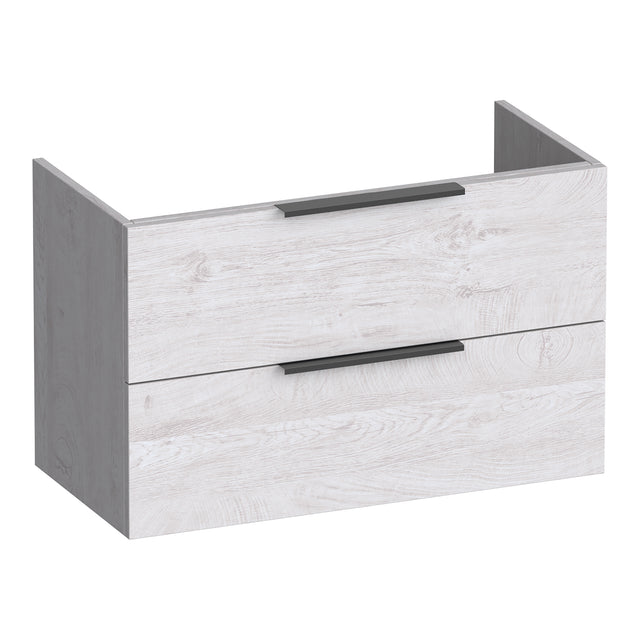 BRAUER Elevate onderkast ondiep 80 excl. opleggrepen met 2 softclose lades en 1 sifon uitsparing Forest Seashell OK-ELO80FS