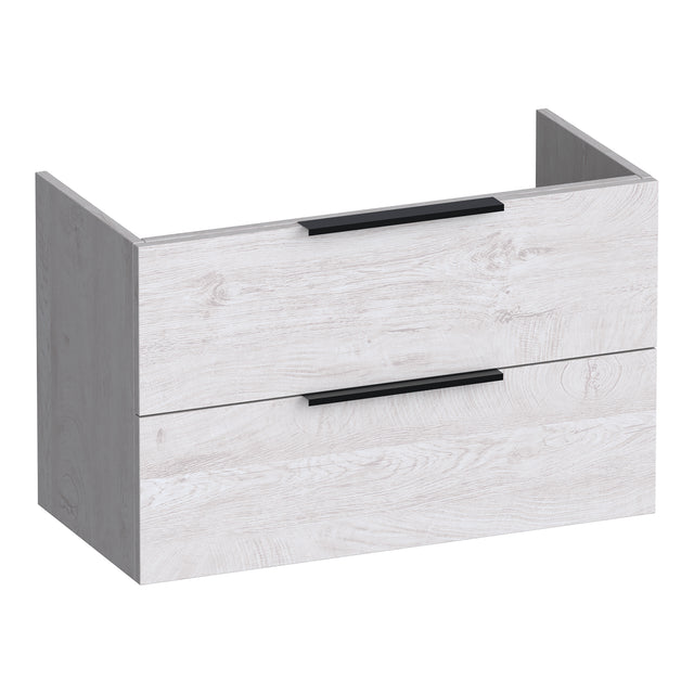 BRAUER Elevate onderkast ondiep 80 excl. opleggrepen met 2 softclose lades en 1 sifon uitsparing Forest Seashell OK-ELO80FS