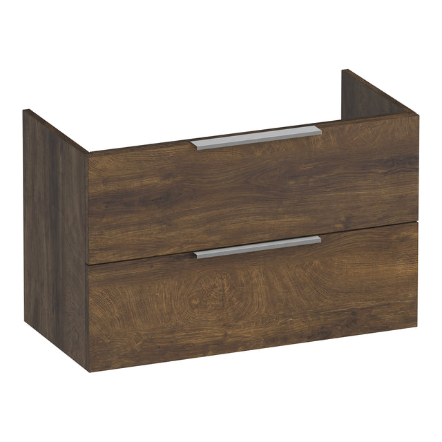 BRAUER Elevate onderkast ondiep 80 excl. opleggrepen met 2 softclose lades en 1 sifon uitsparing Grove OK-ELO80GR