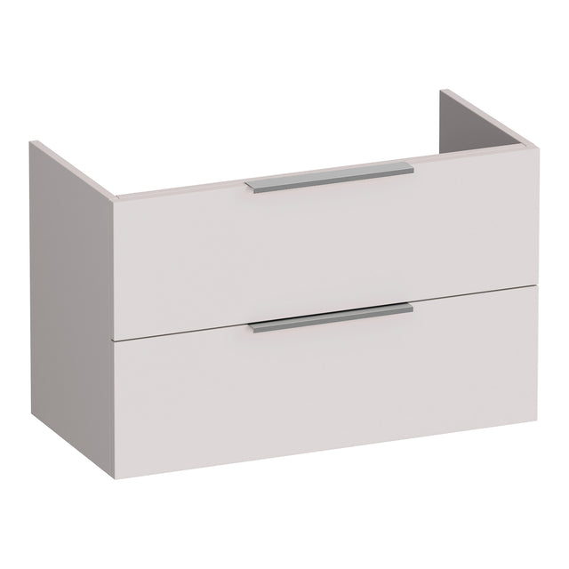 BRAUER Elevate onderkast ondiep 80 excl. opleggrepen met 2 softclose lades en 1 sifon uitsparing mat zand OK-ELO80MS