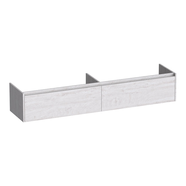 BRAUER Embrace onderkast 200 met 2 softclose lades greeploos en 2 sifon uitsparingen Forest Seashell OK-EM200FS