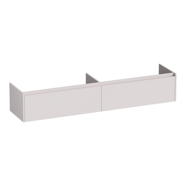 BRAUER Embrace onderkast 200 met 2 softclose lades greeploos en 2 sifon uitsparingen mat zand OK-EM200MS