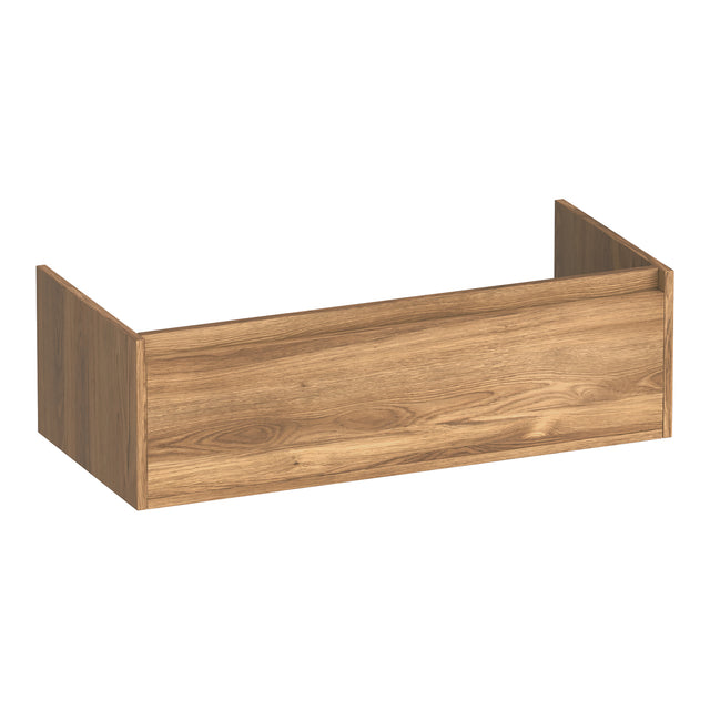 BRAUER Hope onderkast 100 met 1 softclose lade greeploos en 1 sifon uitsparing Honey OK-HP100HO