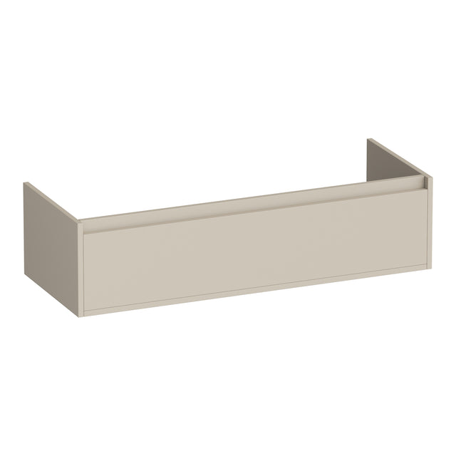 BRAUER Hope onderkast 120 met 1 softclose lade greeploos en 1 sifon uitsparing mat beige OK-HP120-1MB
