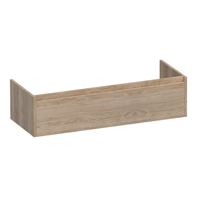 BRAUER Hope onderkast 120 met 1 softclose lades greeploos en 2 sifon uitsparingen Sunlit OK-HP120-2SL