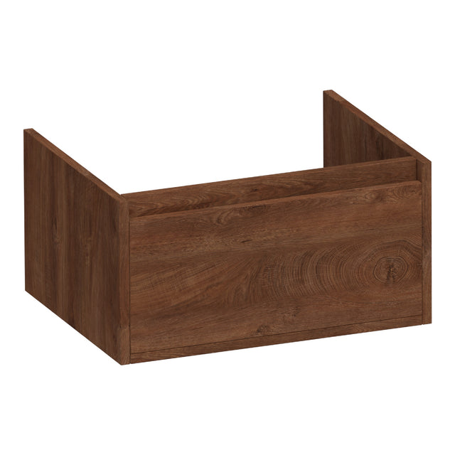 BRAUER Hope onderkast 60 met 1 softclose lade greeploos en 1 sifon uitsparing Forest Cacao OK-HP60FC