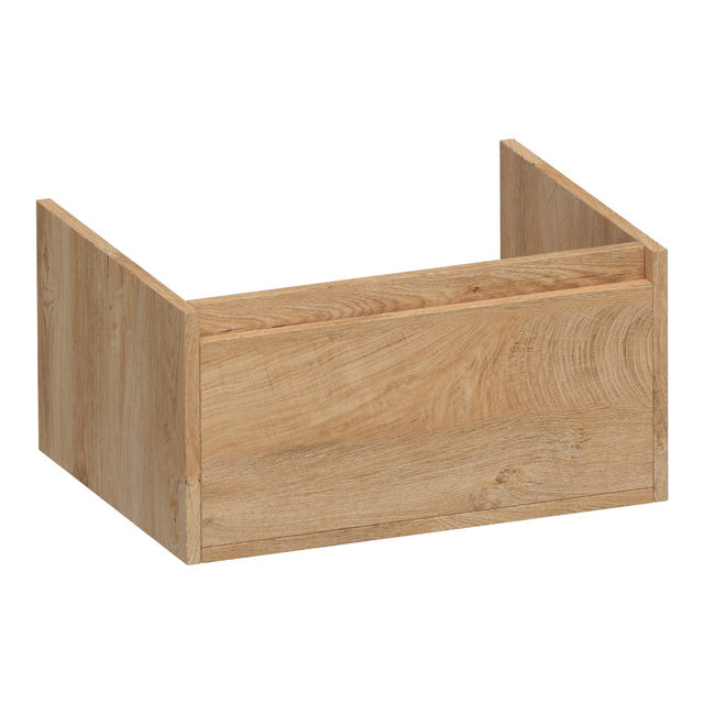 BRAUER Hope onderkast 60 met 1 softclose lade greeploos en 1 sifon uitsparing Forest Tan OK-HP60FT