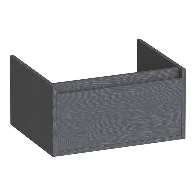 BRAUER Hope onderkast 60 met 1 softclose lade greeploos en 1 sifon uitsparing Timber Grey OK-HP60TG
